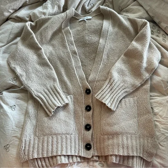 Frame long luxe wool/cashmere cardigan - Picture 13 of 15